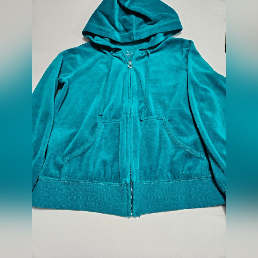 New York & Company Women's Hooded Full Zip Jacket Size M #W-373 - Picture 5 of 10
